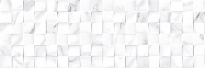 PALATINA kubic blanco 25x75