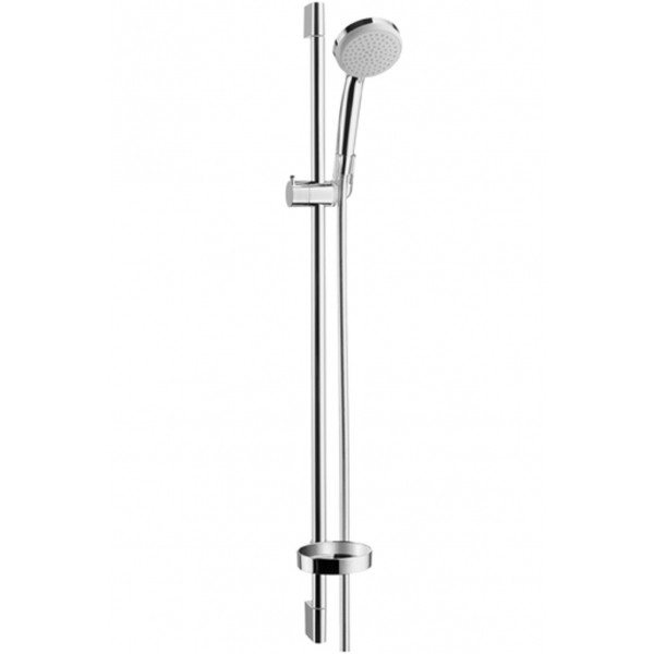 HANSGROHE showerset Croma 100 Vario/Unica C 650mm chrome with cassetta soap dish 27772000