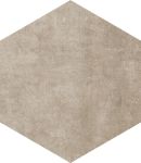 ALPHA taupe hexagon 25.8x29