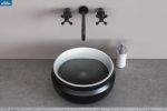 BOUL BASIN fi 40 WHITE/BLACK kolpa san lavabo