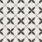 PATCHWORK CLOVER BLACK PATTERN 29,8x29,8